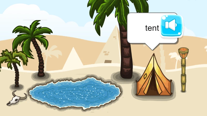 Fill in the World: gamification in children's online language learning