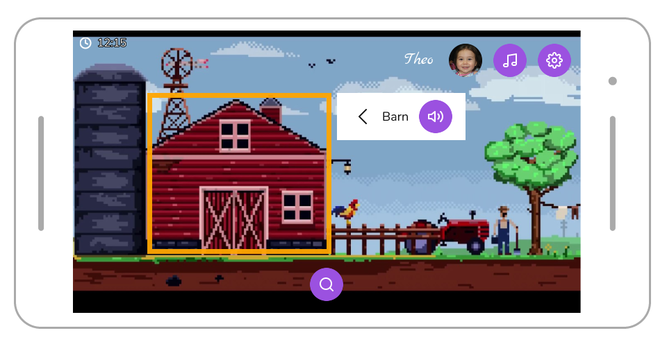 Screenshot of a Figma prototype app